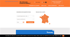 Desktop Screenshot of calendrier-des-brocantes.com